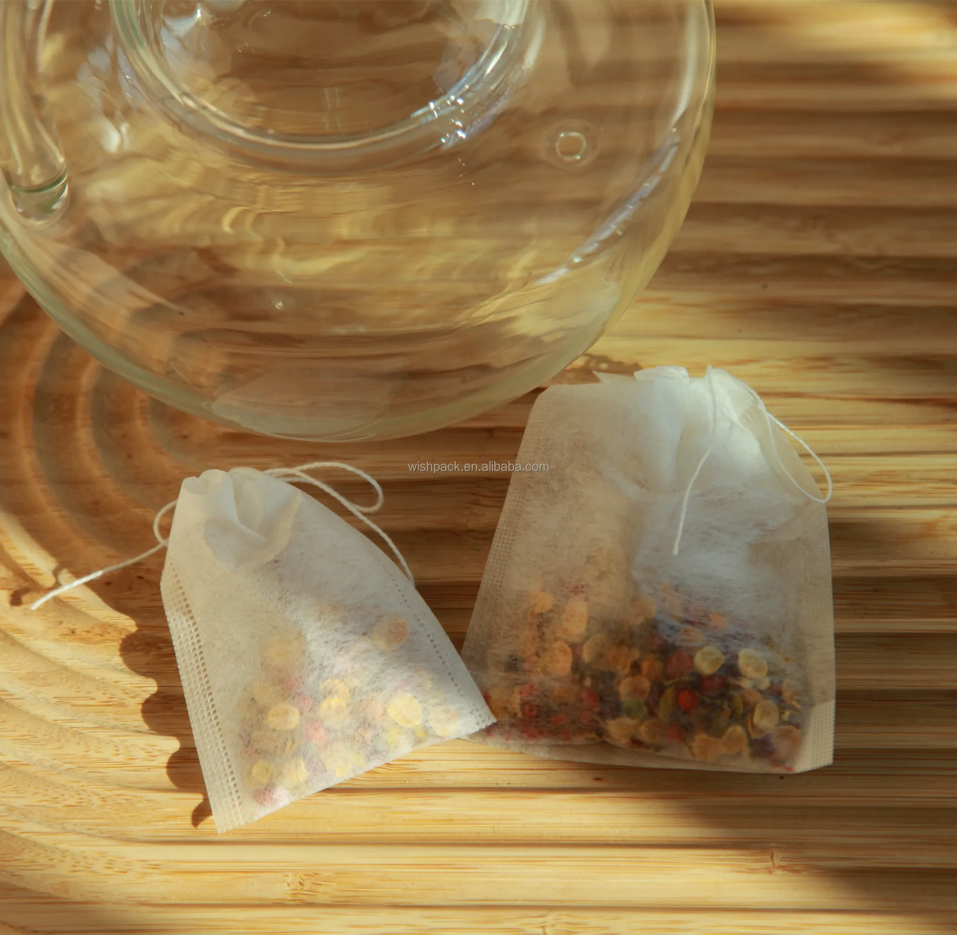 drawstring tea bags